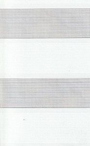 Закрытые рулонные шторы день-ночь Римини, белый 15 купить в Павловском посаде с доставкой